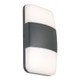 Charcoal Wall Light 10W 671lm IP65 Tri Colour 240mm Charcoal Wall Light 10W 671lm IP65 Tri Colour 240mm